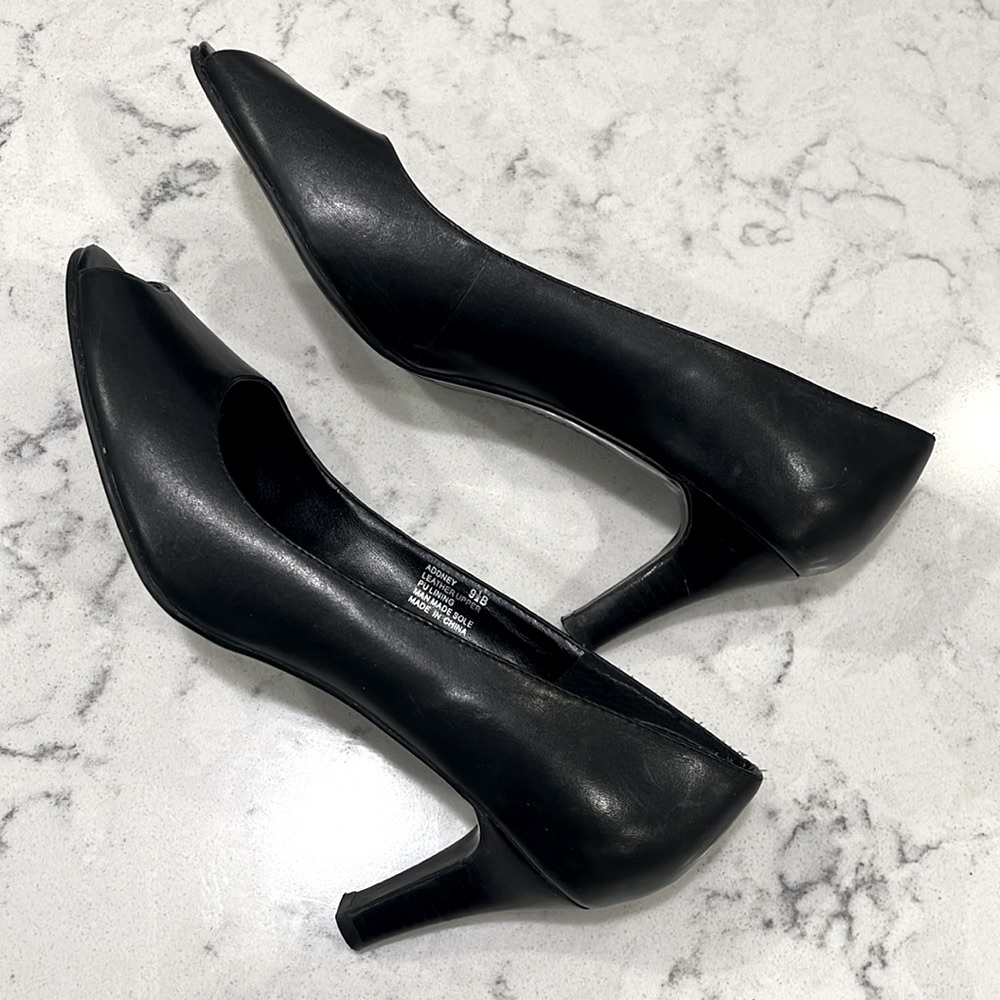 Chaps Peep Toe Pumps